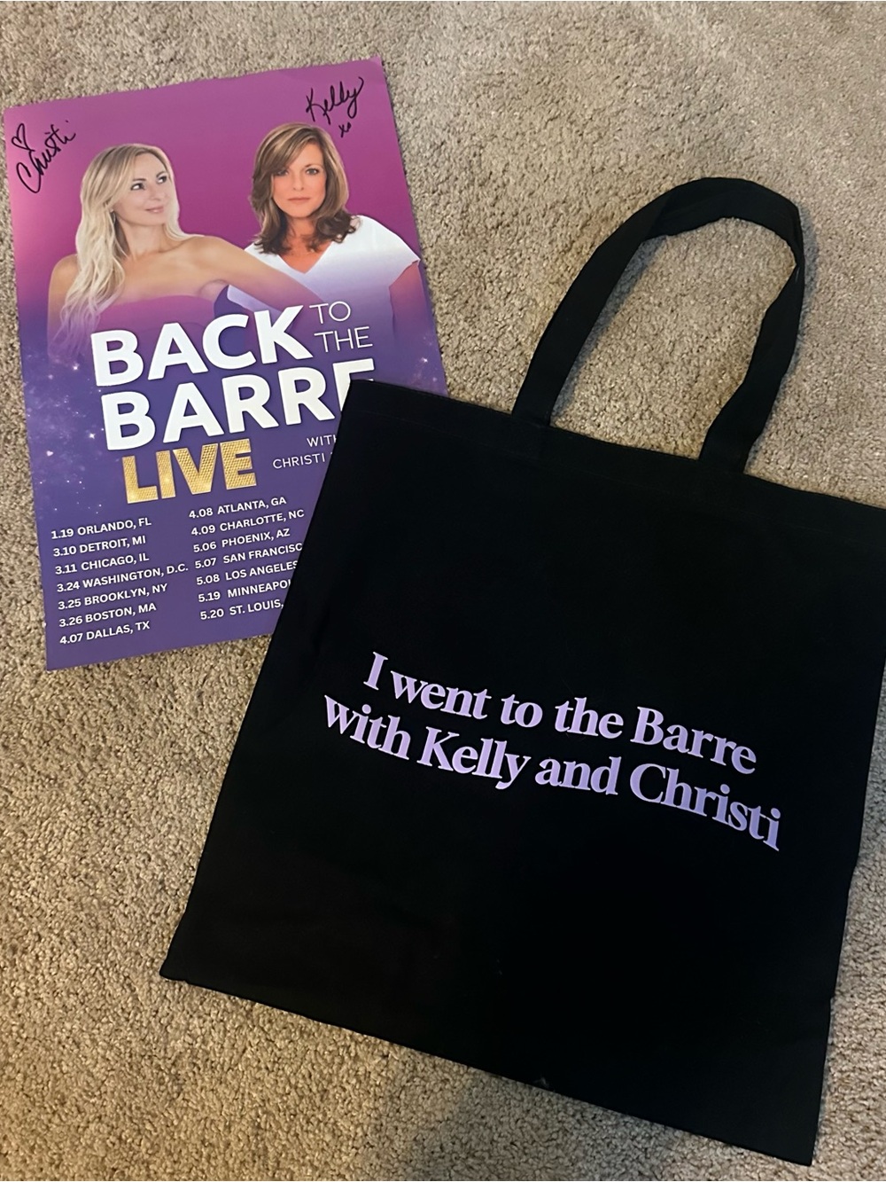 Back to the Barre with Christi and Kelly VIP Merch